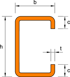 C Purlins technical reference image